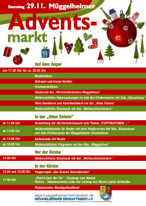 Weihnachtsprogramm 2014